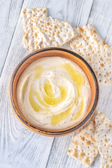 Poster - Bowl of hummus