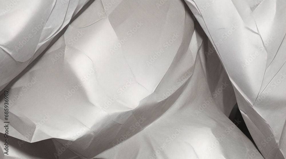 Paper Crumpled normal map texture, bump map texture. Hi-Res White Grid patterns with basic shapes, dots, rectangles and triangles. Backgrounds, displacement maps.