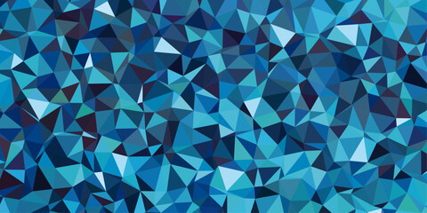 Wall Mural -  low poly abstract geometric background