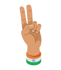 Sticker - republic day india design