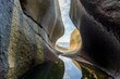 © imageBROKER - Nesvaghalo rock formation, cave on the coast, Sokndal, Rogaland, Norway, Europe