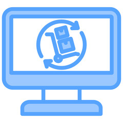 Poster - E Procurement Blue Icon