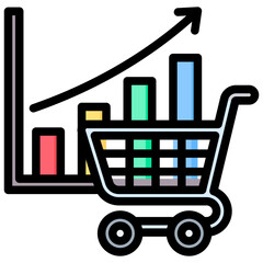Poster - Demand Outline Color Icon