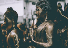 Buddha Statue Used As Amulets Of Buddhism Religion