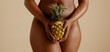 © Jacob Lund - Body positivity: Sensual woman embracing wellness with pineapple