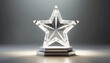 Star shaped award under sports lights