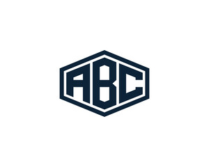 Wall Mural - ABC logo design vector template