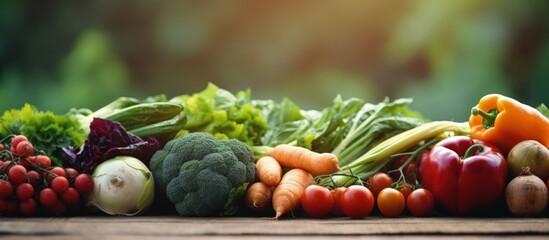 Poster - Farmers Market offering fresh local organic produce Copy space image Place for adding text or design