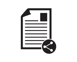 Document agreement application icon vector symbol design illustration