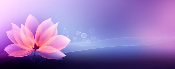 Wall Mural - Horizontal abstract purple and pink flowers background. Spring banner for 8 march woman´s day and mother's day, large copy space for text. wallpaper and banner