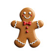 © Tohamina - 3d Gingerbread Man Merry Christmas Cookie isolated on transparent background