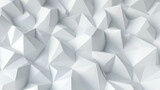 Fototapeta Perspektywa 3d - Abstract white 3d pyramids