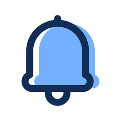 Poster - bell filled line icon