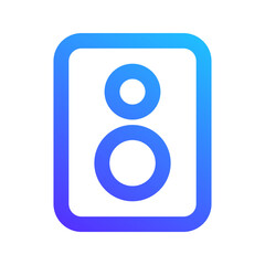 Poster - speaker gradient icon