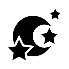 Canvas Print - star and crescent