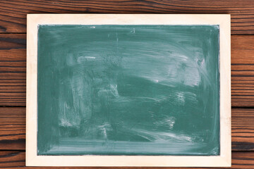 Wall Mural - background school green chalk board