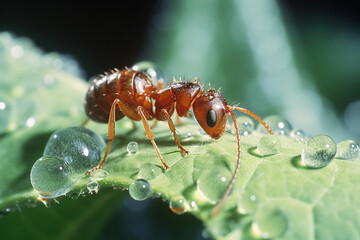 Poster - Close-up shots of ants 