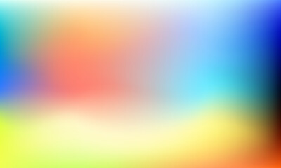 Canvas Print - modern glowing colorful gradient abstract background