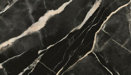 Wall Mural - black marble texture with high resolution