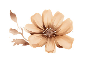 Wall Mural - flower watercolor vintage