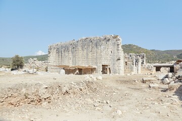 Wall Mural - The ancient Lycian and Roman ruins of Patara in Antalya Province, Turkey