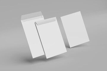 envelope c4 mockup