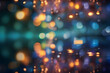 © Rahul - abstract background with bokeh defocused lights and stars.