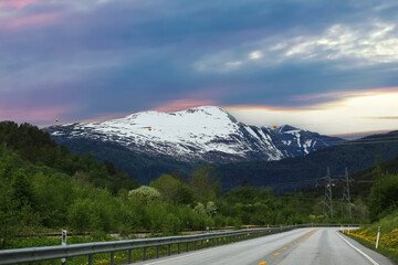 Poster - Mountain massif Trollheimen, Norway