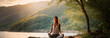 © Gustavo Cruz - Equilíbrio Vital: Mulher Desenvolvendo Yoga ao Ar Livre