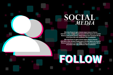 Wall Mural - Web page concept for social media.  Promo site screen with text and button for present your app. Vector illustration