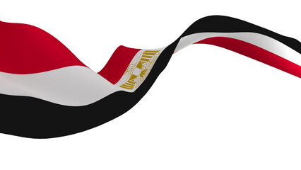 national flag background image,wind blowing flags,3d rendering,Flag of Egypt