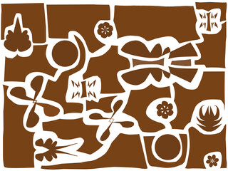 Fototapete - newest, modern, beautiful and simple abstract background illustration. creative design art unique and attractive abstract background illustration.