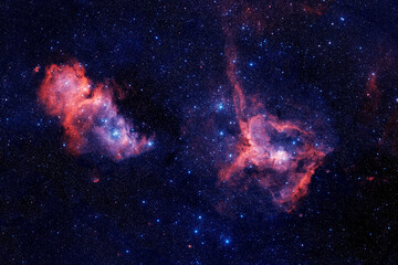 Wall Mural - bright purple galaxy. elements of this image furnished by nasa
