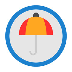 Sticker - Umbrella Icon