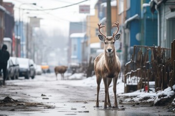 Sticker - Reindeer - Generative AI