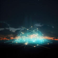 Wall Mural - abstract light background