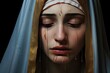 © neirfy - Holy virgin Mary with tears on her face