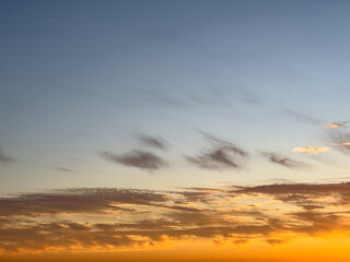 Wall Mural - sunset in the clouds