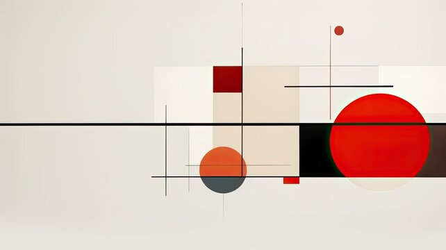 Visuals displaying minimalist abstract compositions, showcasing simplicity, clean lines, and deliberate use of negative space in abstract art