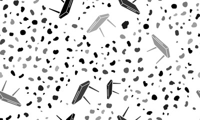 Poster - Abstract seamless pattern with router symbols. Creative leopard backdrop. Vector illustration on white background
