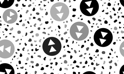Poster - abstract seamless pattern with fast forward symbols. creative leopard backdrop. vector illustration 