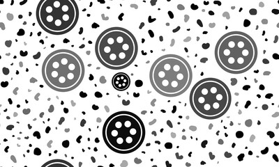 Poster - Abstract seamless pattern with optic cable symbols. Creative leopard backdrop. Illustration on transparent background