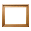 © Achira22 - Wooden picture frame isolated on transparent background.