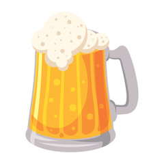 Wall Mural - beer glass design