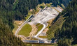 Far view of Brenner base tunnel landfill in Austria