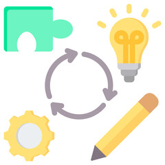 Poster - Methods Flat Icon