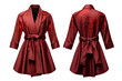 The Red Dragon Robe, transparent background