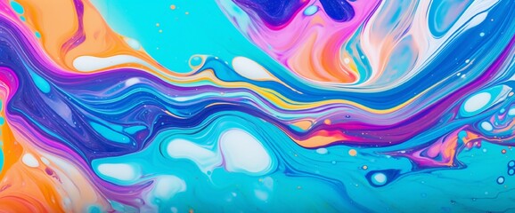 Wall Mural - colorful abstract painting background. liquid marbling paint background. fluid painting abstract tex