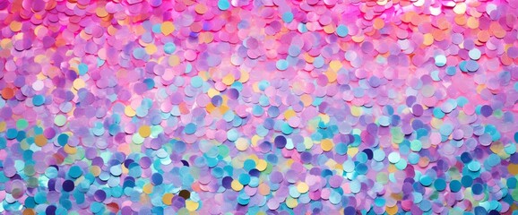 Wall Mural - fun rainbow pink, blue green, purple, yellow color glitter sparkle background, celebrate happy birth