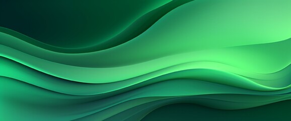 Wall Mural - green gradient abstract shape grain texture background
